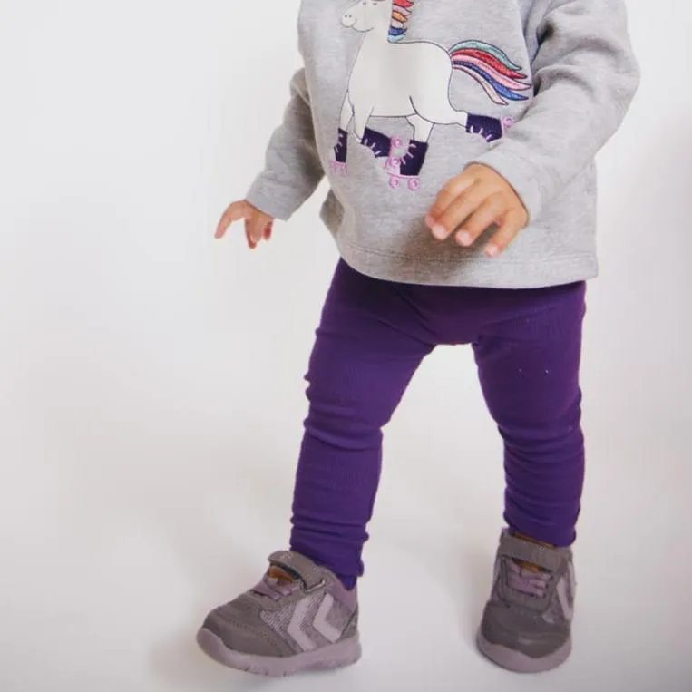 Ribbed leggings- sonic purple