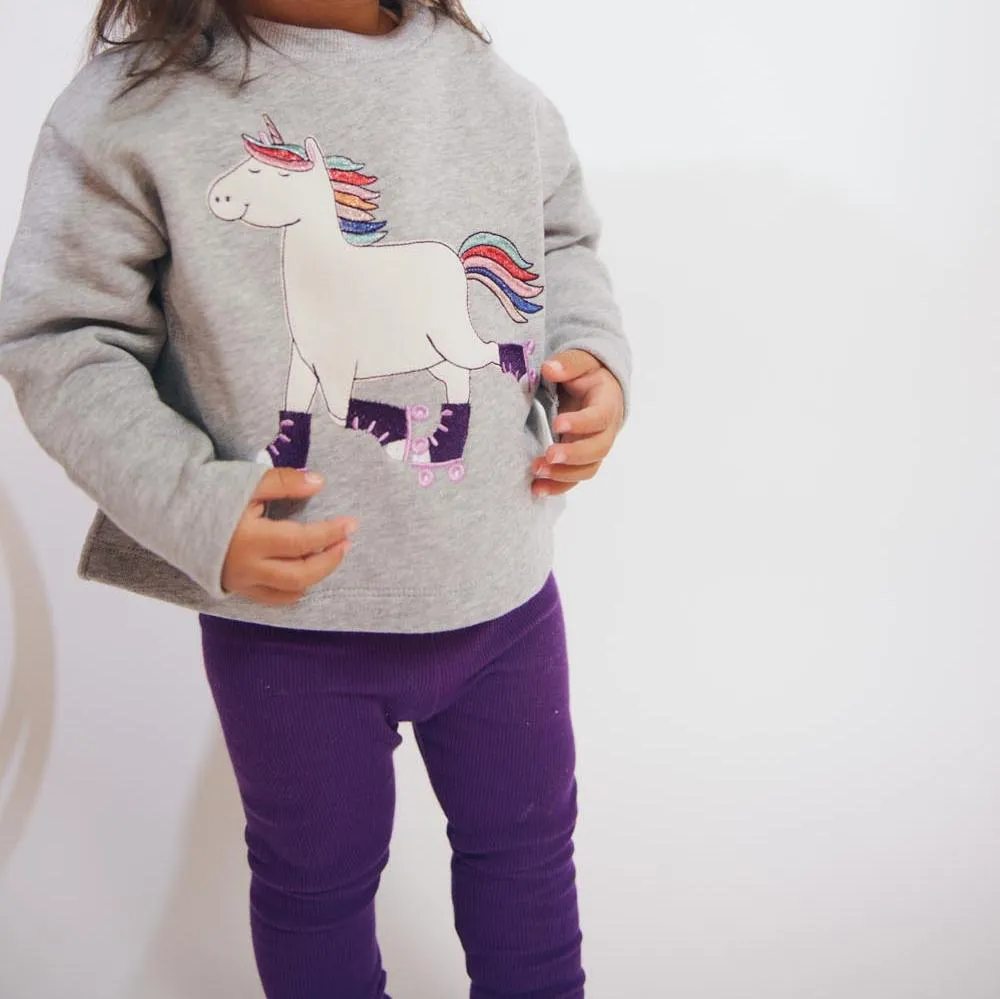 Ribbed leggings- sonic purple
