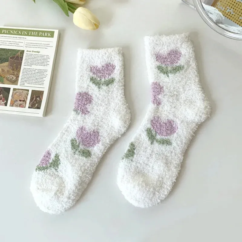 Soft Plush Sleeping Socks