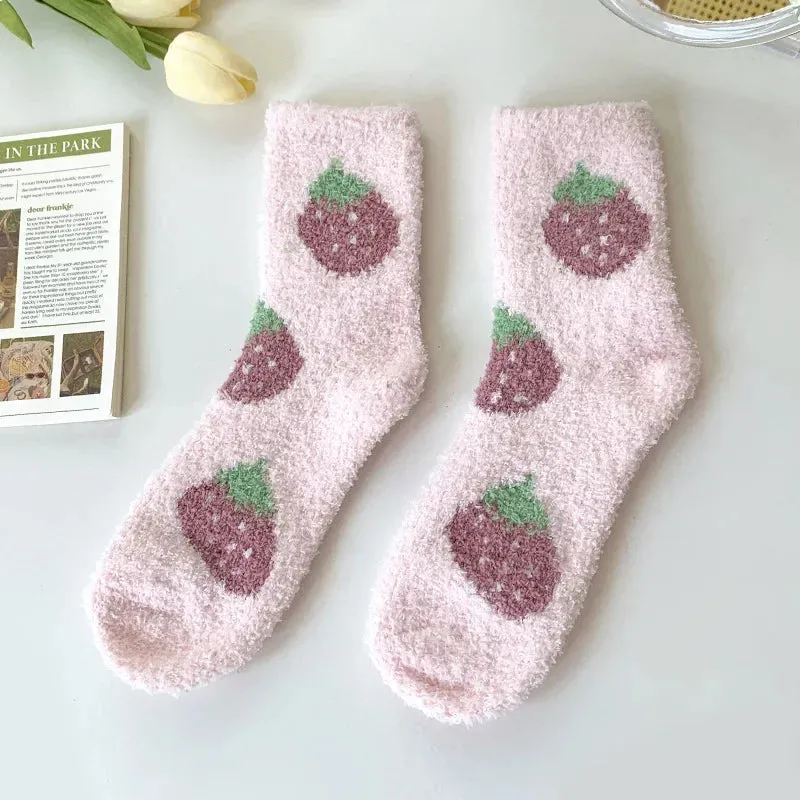 Soft Plush Sleeping Socks