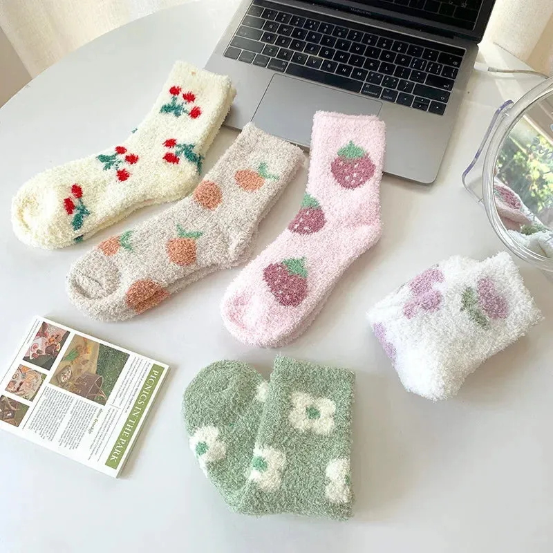 Soft Plush Sleeping Socks