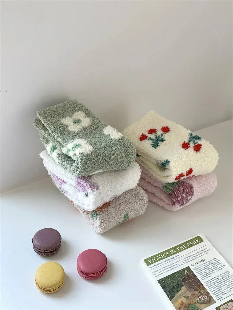 Soft Plush Sleeping Socks