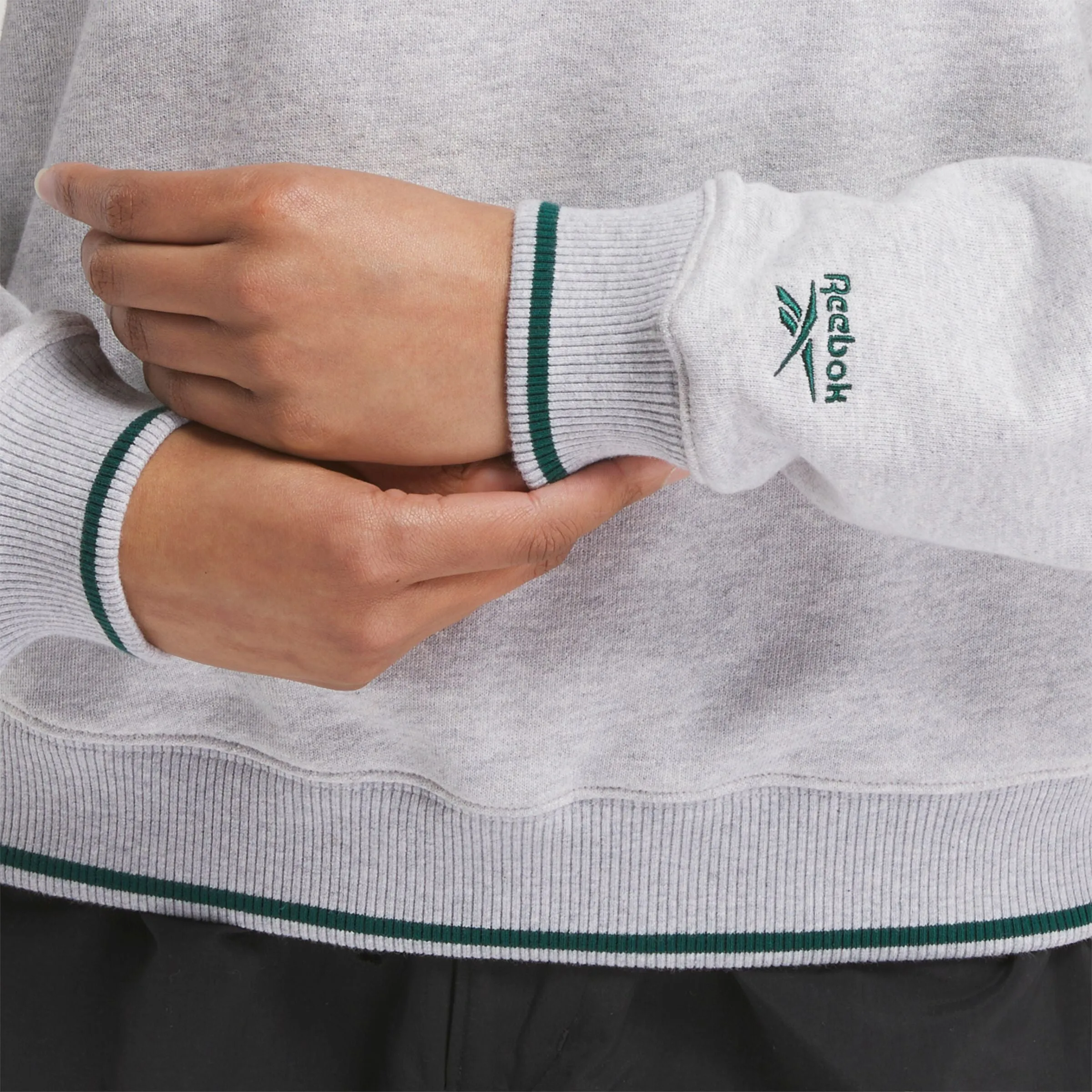 Team Crew Sweatshirt Light Grey Heather