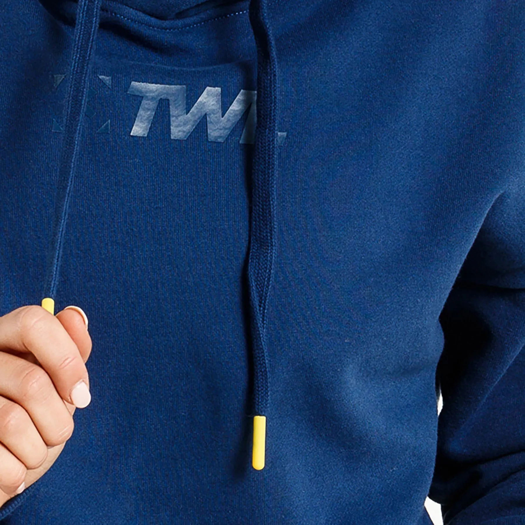 The WOD Life - Women's Wanderer Cropped Hoodie - INDIGO/CERISE