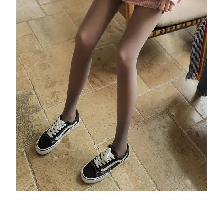 Thicken Thermal Tights Leggings Women Winter Fleece Velvet Thermo Stockings High Waist Elastic Slim Sexy Translucent Pantyhose