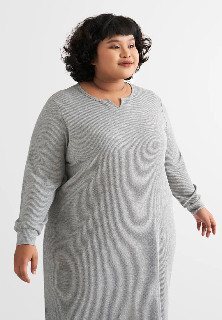 Willow Waffle Long Tunic Dress