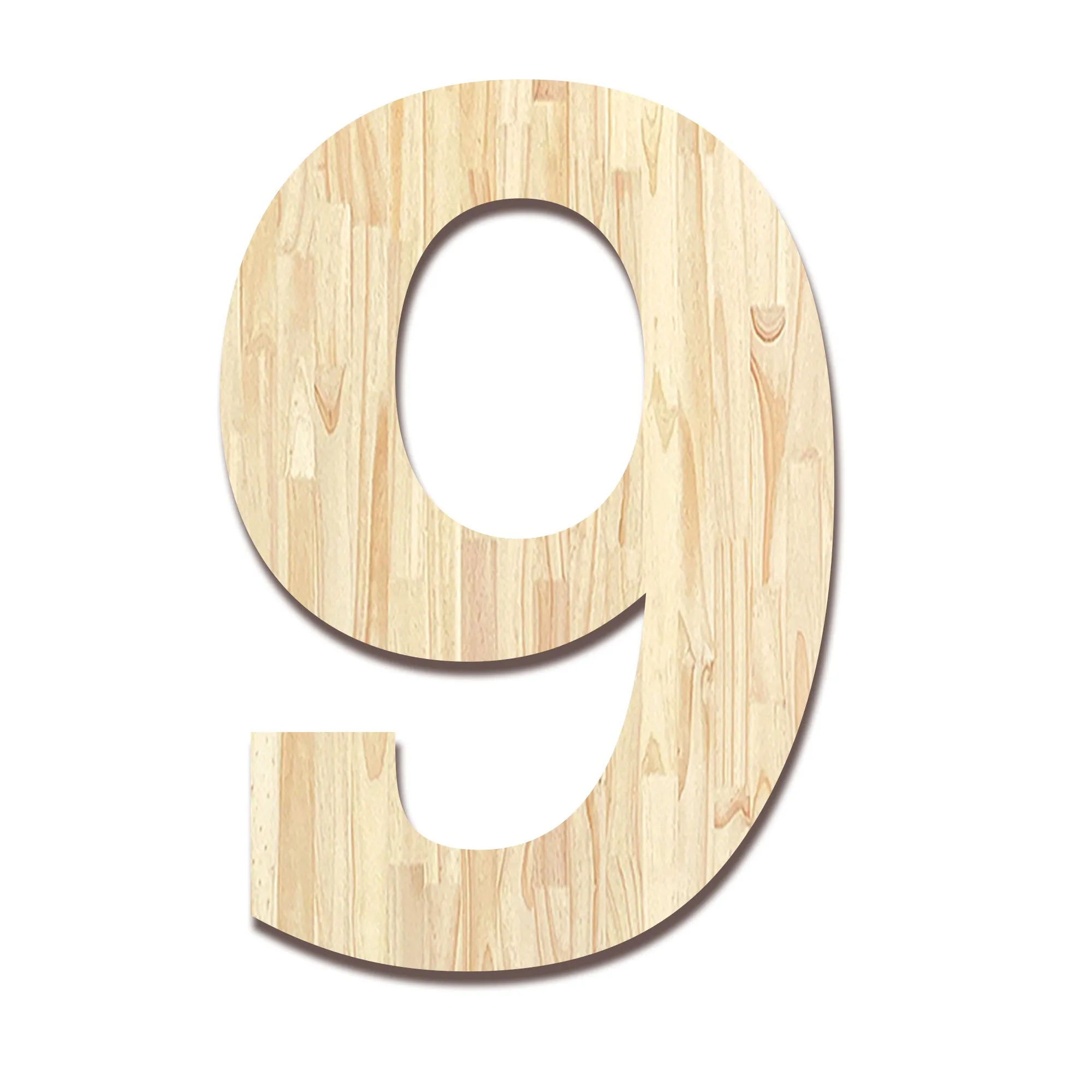Wood Block Letter Unfinished Monogram Initial Alphabet Large Wall Numbers & Symbols for Home Bedroom Office Wedding Party DIY Decor Ready to Paint or Stain