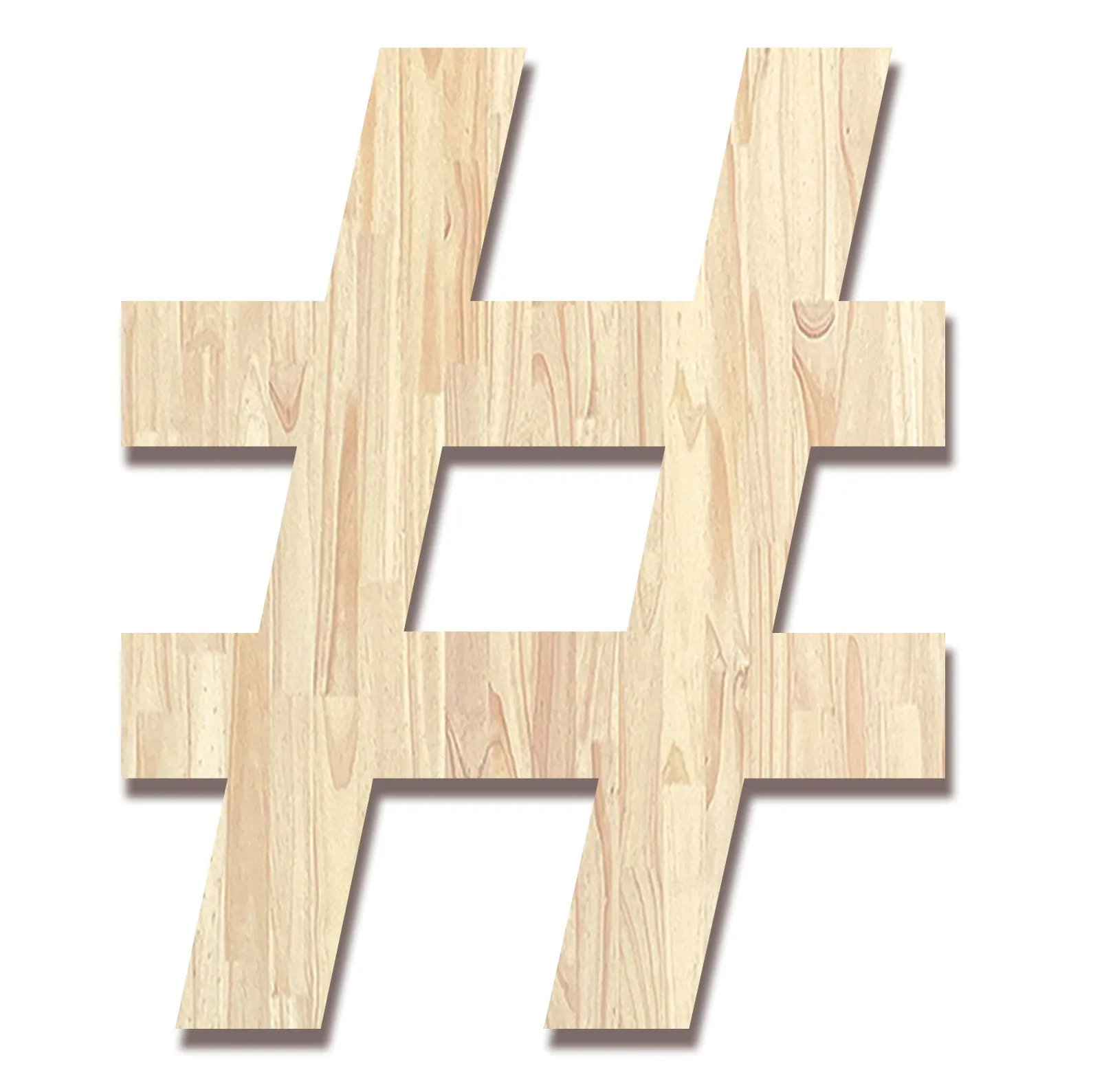 Wood Block Letter Unfinished Monogram Initial Alphabet Large Wall Numbers & Symbols for Home Bedroom Office Wedding Party DIY Decor Ready to Paint or Stain