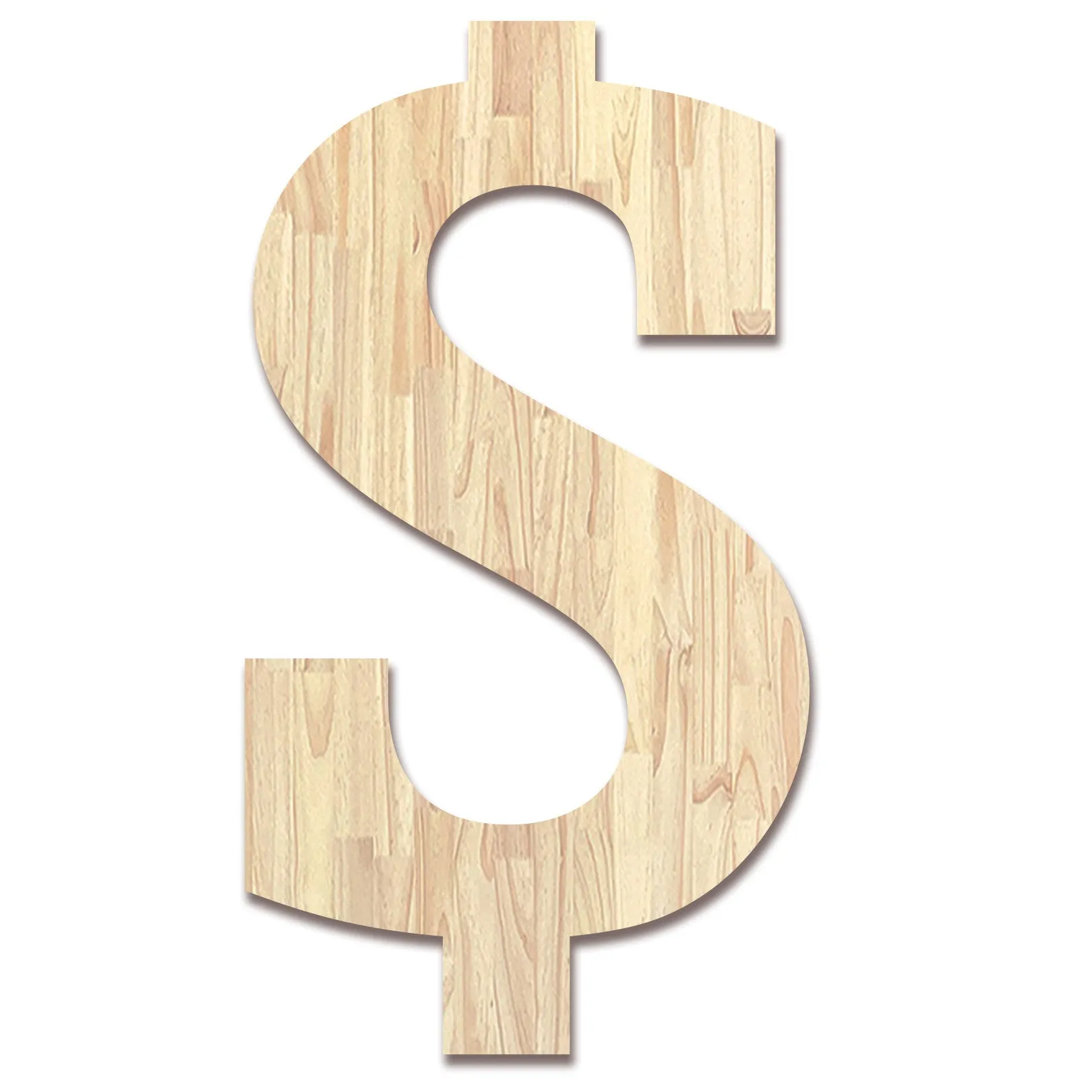 Wood Block Letter Unfinished Monogram Initial Alphabet Large Wall Numbers & Symbols for Home Bedroom Office Wedding Party DIY Decor Ready to Paint or Stain