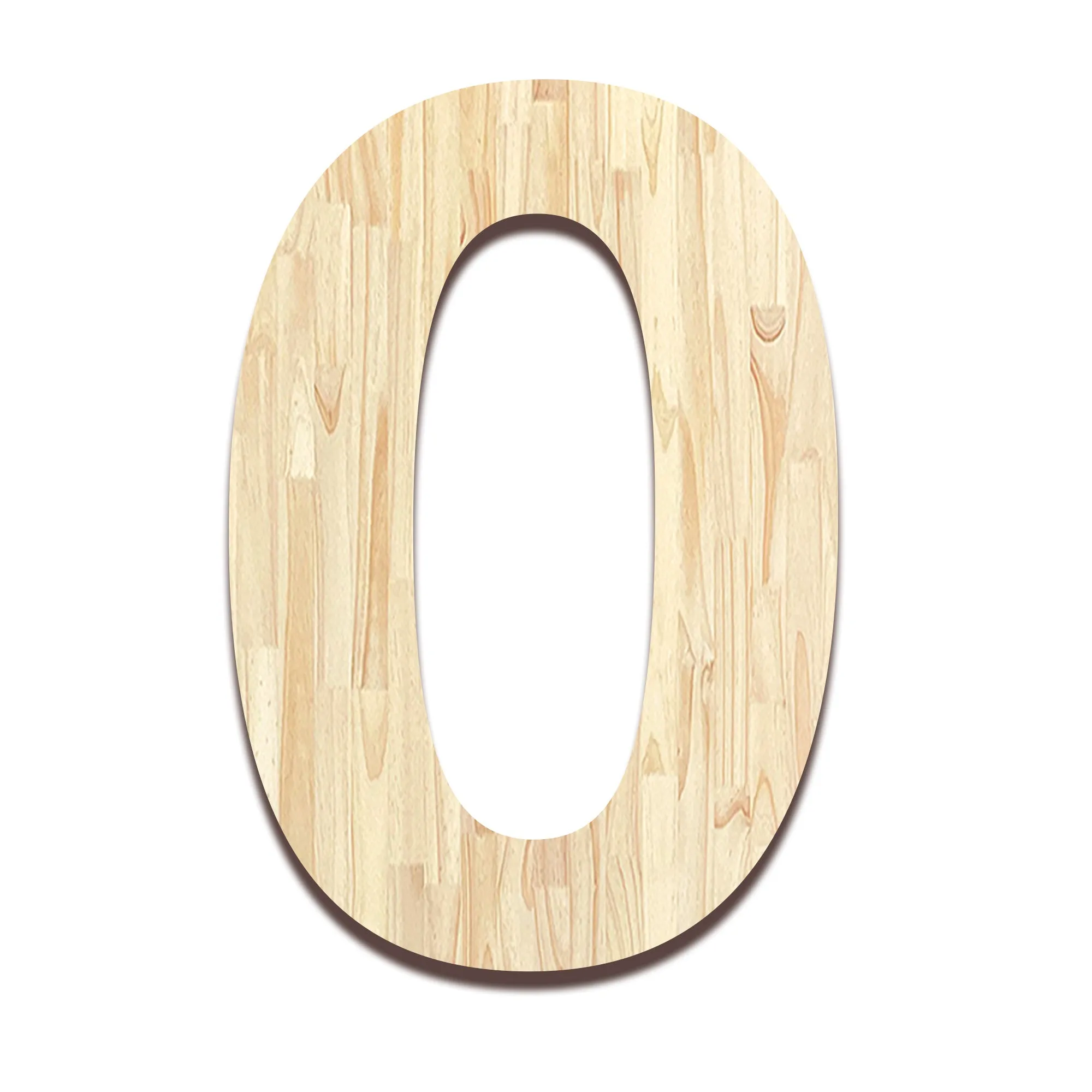 Wood Block Letter Unfinished Monogram Initial Alphabet Large Wall Numbers & Symbols for Home Bedroom Office Wedding Party DIY Decor Ready to Paint or Stain