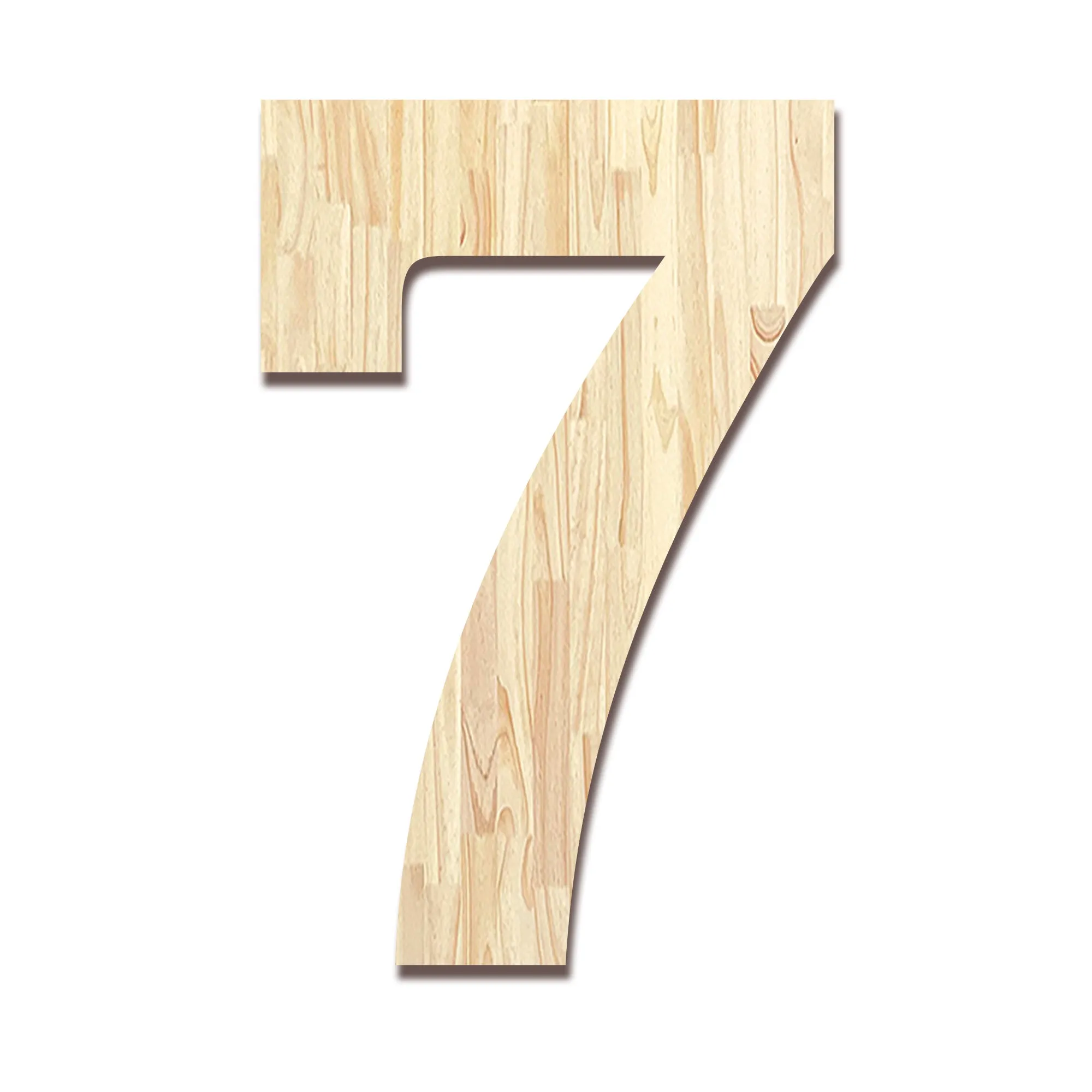 Wood Block Letter Unfinished Monogram Initial Alphabet Large Wall Numbers & Symbols for Home Bedroom Office Wedding Party DIY Decor Ready to Paint or Stain