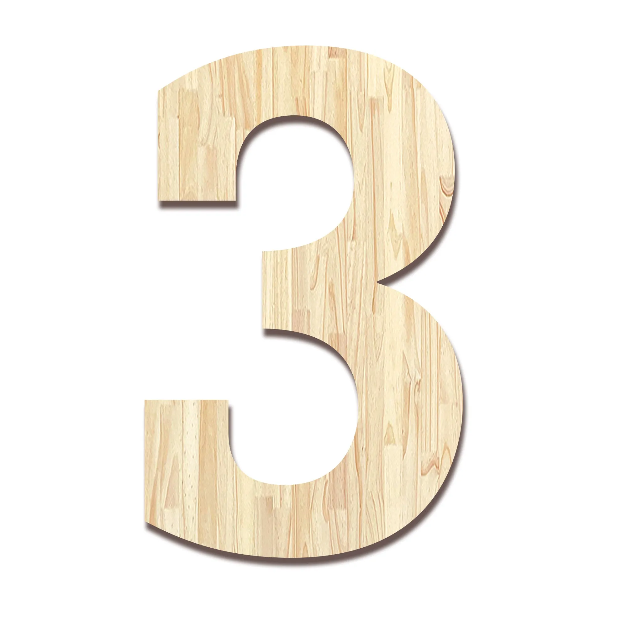 Wood Block Letter Unfinished Monogram Initial Alphabet Large Wall Numbers & Symbols for Home Bedroom Office Wedding Party DIY Decor Ready to Paint or Stain