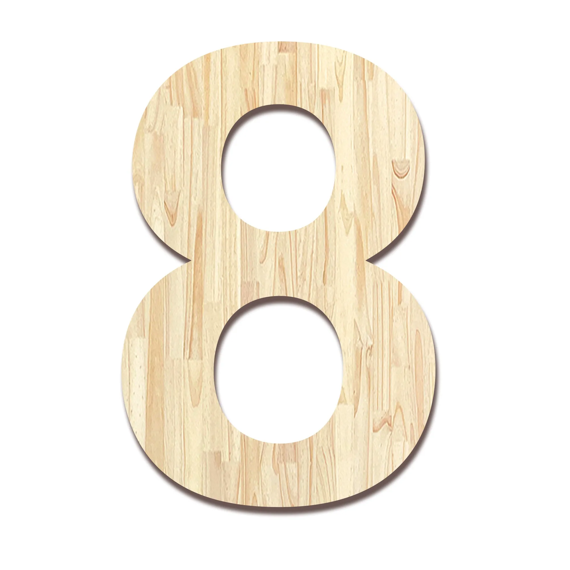 Wood Block Letter Unfinished Monogram Initial Alphabet Large Wall Numbers & Symbols for Home Bedroom Office Wedding Party DIY Decor Ready to Paint or Stain