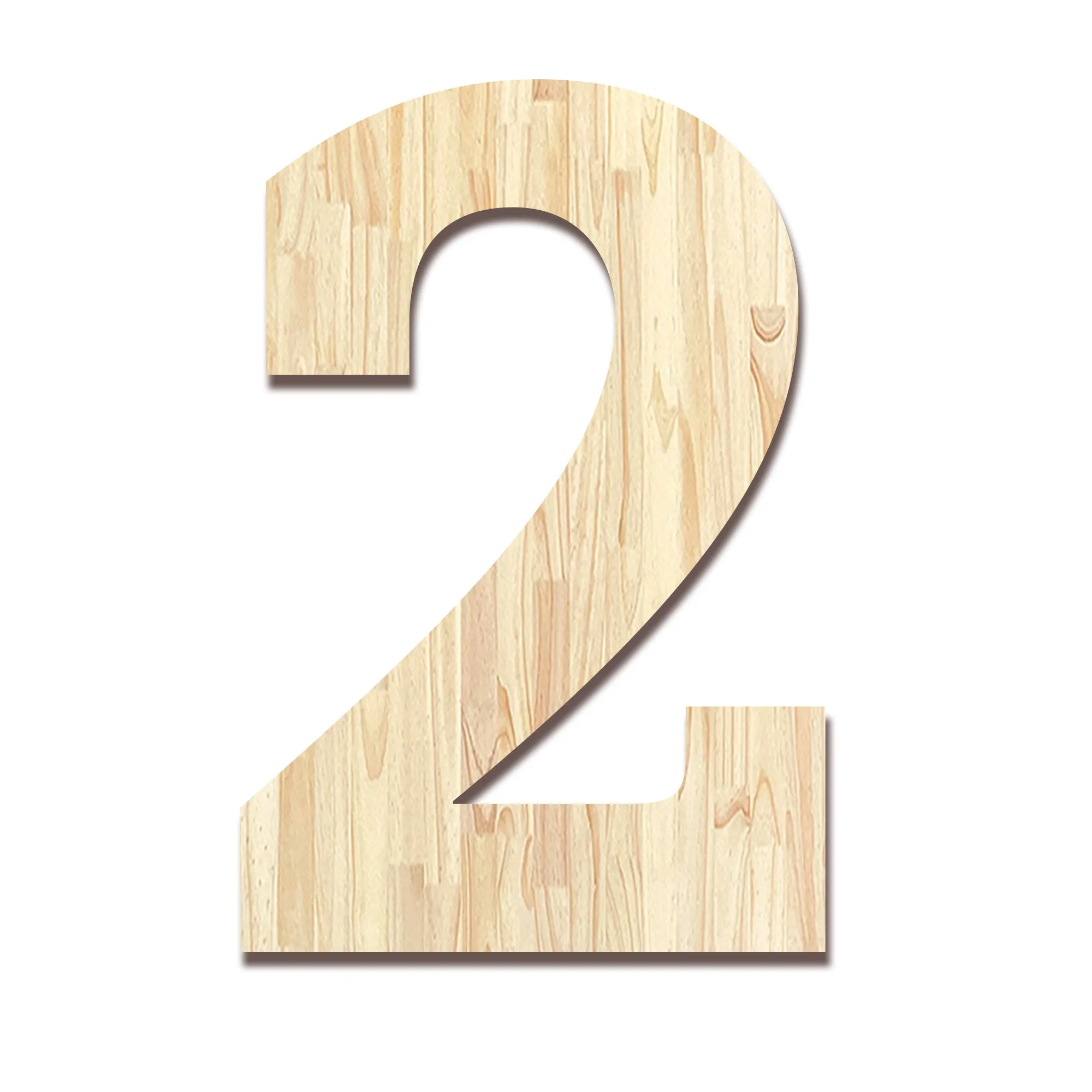 Wood Block Letter Unfinished Monogram Initial Alphabet Large Wall Numbers & Symbols for Home Bedroom Office Wedding Party DIY Decor Ready to Paint or Stain