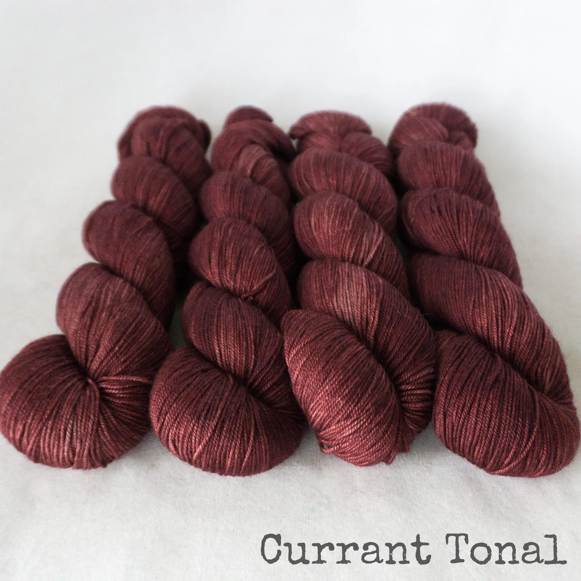 Yakity Yak Fingering Weight Yarn - Currant Tonal